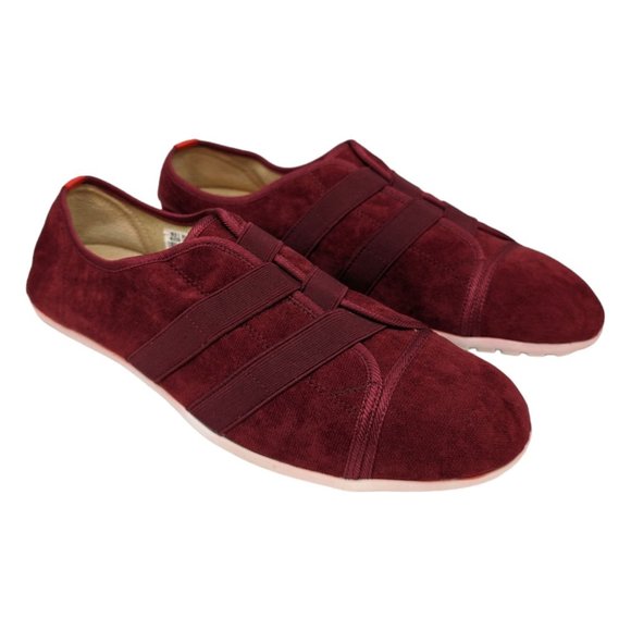 Ionic Epic Rover Shoes Mens Maroon Velvet Fabric Slip On Lightweight Size 8.5 - Picture 5 of 12